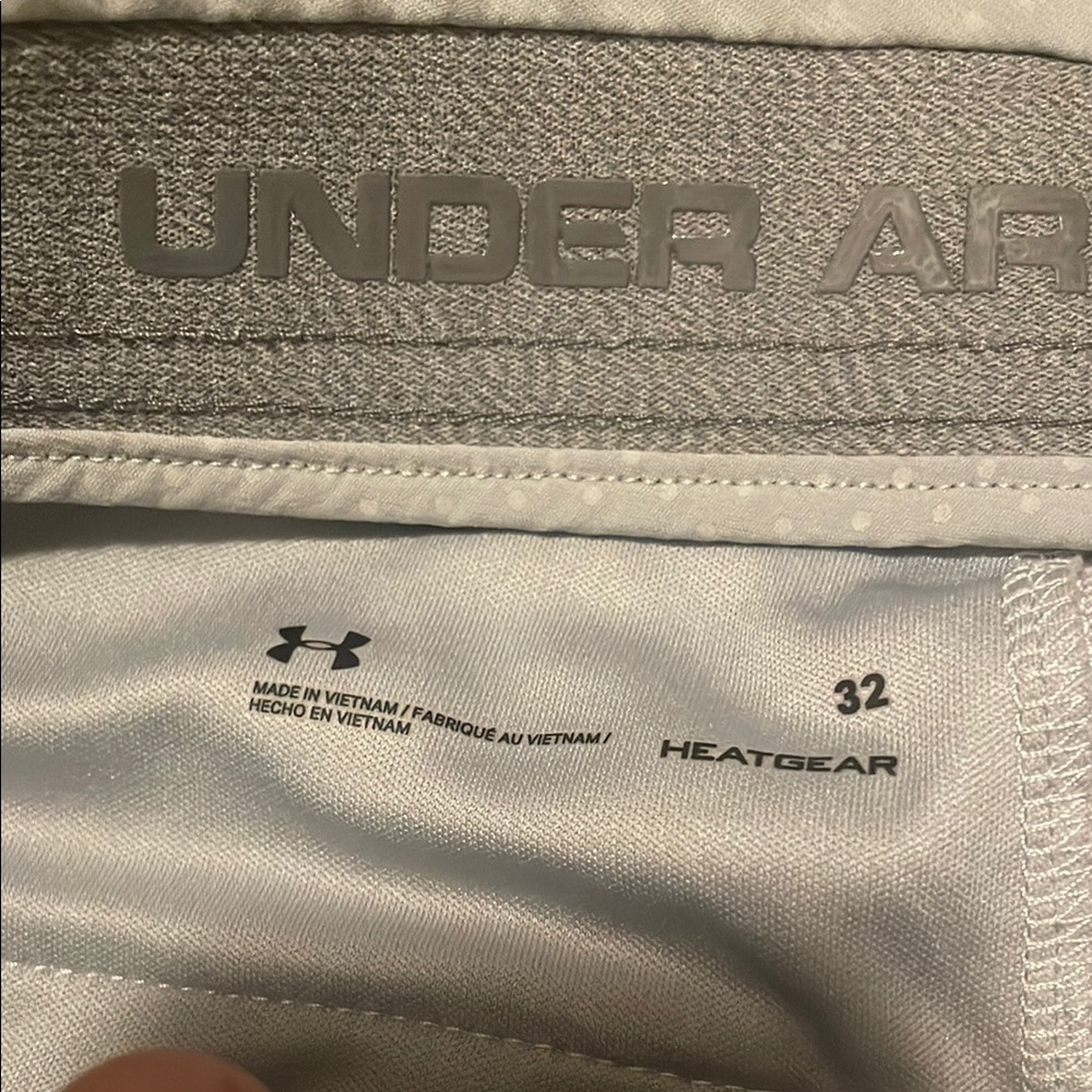 Light gray Flat Front Casual Shorts - Picture 3 of 8